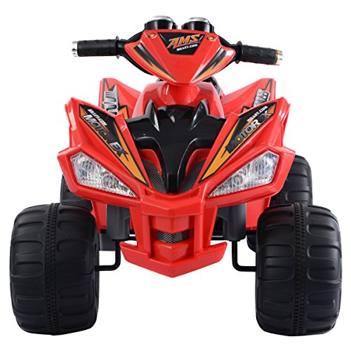 Kids Ride On ATV Quad 4 Wheeler Electric Toy Car 12V Battery Power Led Lights - Thumbnail 2