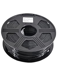 yoyi PETG 1 kg 1.75 mm Negro PETG 3d impresora 3d filamento carrete, diámetro la Tolerancia +  0,05 mm, 1 kg, 1,75 mm, Negro