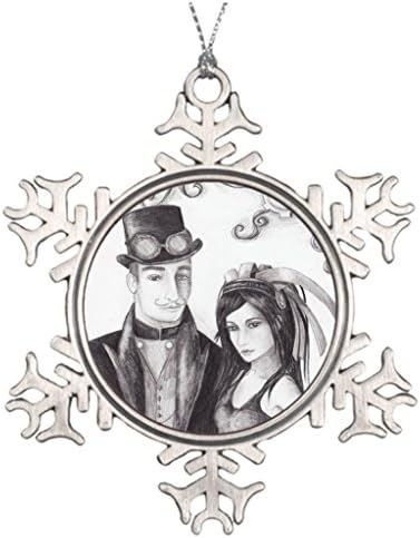 Hipporal Xmas Trees Decorated Deanna Steampunk Wedding - House Decor Ideas