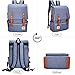 OURBAG Unisex British Style Casual Waterproof Oxford School Backpack Rucksack Blue