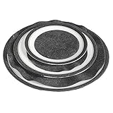 2 X Felt Plate Protectors: Grey
