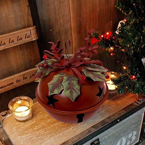 Metal Rustic Holiday Jingle Bell Christmas Decor Christmas Tree Decor (Medium)