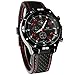 Cool Men's Racer Military Pilot Army Silicone Sports Watch primary