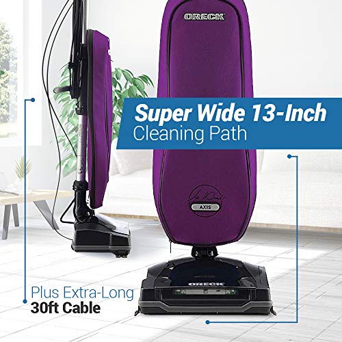 Oreck Upright Vacuum Cleaner Axis with 4 Hypo Filter Bags Bundle 3