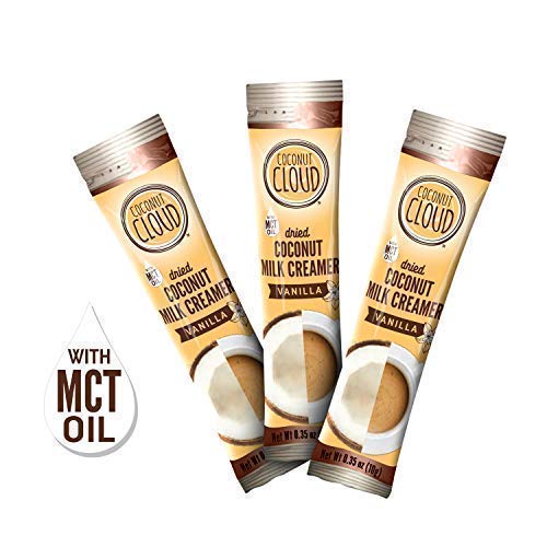 Coconut Cloud: Vanilla Dairy-Free Vegan Creamer | Coconut Powdered Milk + MCT Oil. Vegan, Minimally Processed (Plant Based, Non GMO, Gluten & Soy Free, Individual To-Go Sticks), 24 Sticks - Thumbnail 3
