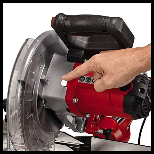 Einhell Zug-Kapp-Gehrungssäge TC-SM 2531/2 U (1900 W, 4.800 U/min, Ø254 x ø30 mm Sägeblatt, Laser, neigbarer Sägekopf… – Bild 8