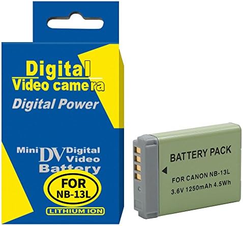 RUISI NB-13L Replacement Li-ion Battery for Canon PowerShot G5X G7X G9X G7 X Mark II G9X Mark II SX620 HS SX720 HS Digital Camera as NB13L
