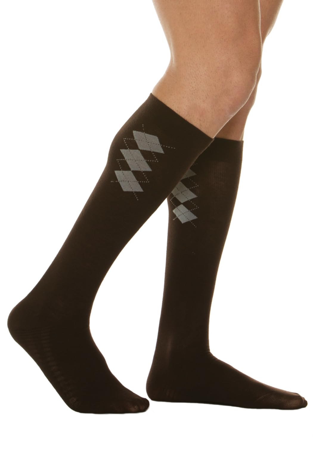 Relaxsan 820B (Brown 3-M) Unisex cotton compression socks moderate support 18-22 mmHg massaging sole