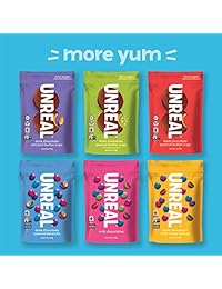 UNREAL Dark Chocolate Coconut Bars | Certified Vegan, Non-GMO, Less Sugar | 3 Bags