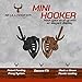 Skull Hooker Mini Hooker Skull Hanger - Perfect Kit for Hanging and Mounting Taxidermy Bear, Small Deer, Pronghorn, and Other Smaller Skulls for Display, Robust Brown