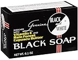 Black and White Black Soap, 6.1 oz