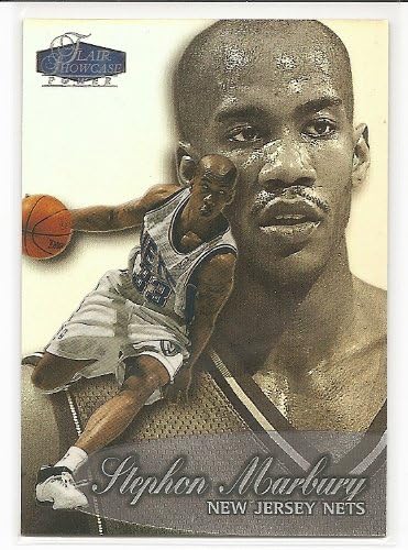 Stephon Marbury 1998-99 Flair Showcase Row 3 New Jersey Nets Card #10