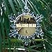 AMC TV Show The Walking Dead Snowflake Multi Color Blinking Holiday Christmas Tree Ornament