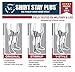 Shirt Stay Plus World's Best Shirt Stays for Men Police and Military Made in The USA (Y-Style in White, Select Series) (1 Pair of Shirt Garters)