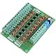 Icstation 24V to 5V 8 Channel Optocoupler Isolation Board Voltage Level Translator PNP NPN PLC Signal Converter Module 20KHz