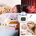 Alarm Clock Children Sleep Clock Color Change Starry Night Sky Star Projection Music Digital Clock With Backlight Led Nigh Light Calendar Thermometer for Children Kids Baby Boys Girls Bedroom