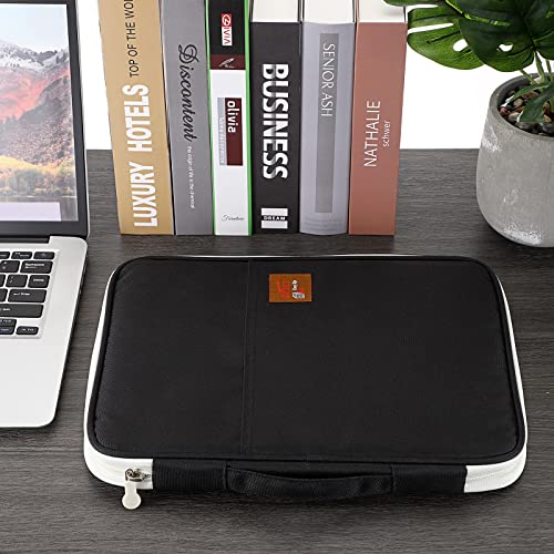 BTSKY MultiFunctional A4 Document Bags Portfolio OrganizerWaterproof Travel Pouch Zippered