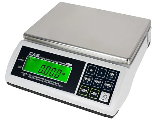 Two Scale Counting Scale CAS ED-6 Multifunctional Electronic Counting Scale - 6lb Capacity NTEP ...