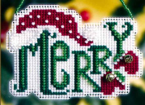 Merry - Winter Greetings - Counted Cross Stitch Glass Bead Kit - MH16-8303