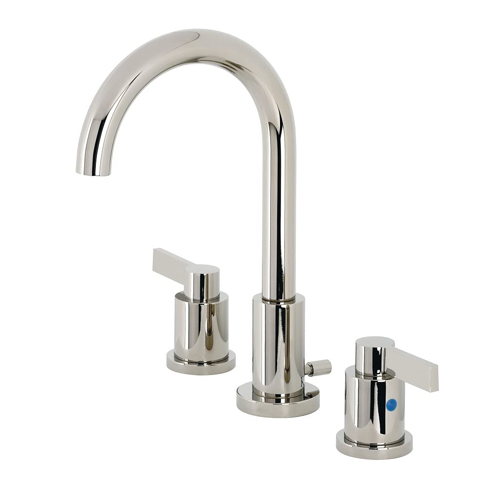 Photo 1 of Fauceture FSC8929NDL NuvoFusion Widespread Bathroom Faucet with Pop-Up Drain, Polished Nickel