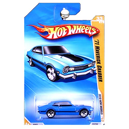 Hot Wheels 2010 New Models 1971 Ford Maverick Grabber Blue