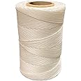 Generic Premium Quality Waxed Twine Lacing Cord - 9-Ply with 160 LBS Tensile Strength, ANTI-SLIP KNOTSFRAY ENDS, 100 Polyester White Cable Tie Down Wax String for Indoor Outdoor Use - (182.5 Yards)