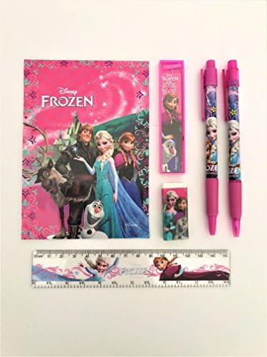 Disney Characters Stationary Set School Supplies Set of 6-pcs (Frozen)