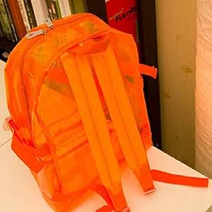 clear plastic bookbag