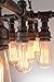 Electro bp; Vintage Style Metal Art Chandelier Max 480W with 8 Lights Painted Finish
