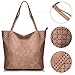 KISS GOLD(TM) Leisure Canvas Tote Shoulder HandBag for Women Crossbody Bag for Women (Coffee)