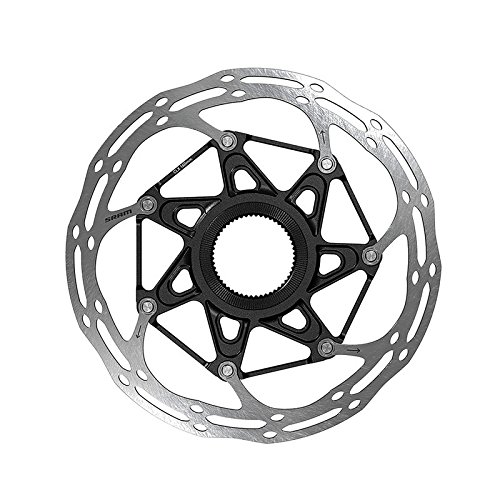 SRAM CenterLine X Rounded Rotor - Centerlock Silver/Black, 140mm