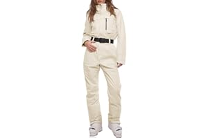 Yousify Womens Ski Suit One Piece Snow Suit Winter Waterproof Outdoor Sports Snowsuit Jumpsuit Snowboard Jacket