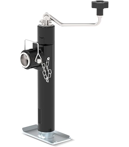 Bulldog 190704: Square Trailer Jack, No Mount, 8,000 Lbs. Support