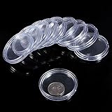 Teensery 10 Pcs Clear Round Plastic Lighthouse Coin