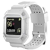 Moretek Adjustbable Wrist Replacement Band for Fitbit Blaze Charge Smart Watch Fitness Strap Accessory (NewWhite)