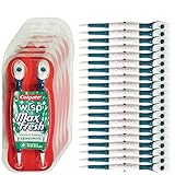 Colgate Wisp - Wisp Toothbrush - Spearmint - Camping Toothbrush - No Water Needed - Guaranteed Freshness. Mini Toothbrush Great for Camping, Traveling. Small Package, Compact, Contains 4 Disposable Toothbrushes. Clean Teeth and Fresh Breath - 5 Packs