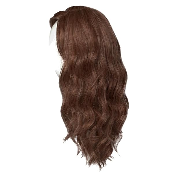 RAQUEL WELCH DAY TO DATE WIG WITH LONG LAYERED SOFT CURLS, BY HAIRUWEAR, AVERAGE CAP, RL4/6 BLACK COFFEE