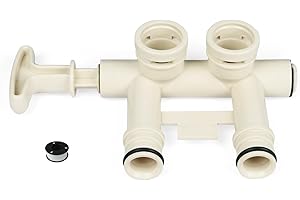 TERGTIRY New Upgraded 7278434 Water Softener Bypass Valve, Fits 3/4" Softener Valves Compatible with Sears, North Star, GE PN WS15X10053, and Ecowater System