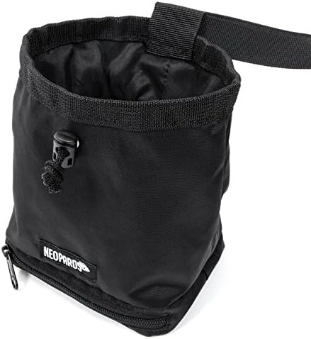 Drawstring Chalk Bag | Highend Rock Climbing Chalk Bag for Bouldering, Weightlifting, Gymnastics | Chalk Pouch with Waist Belt and Zippered Bottom Pocket To Securely Hold iPhone and Valuables