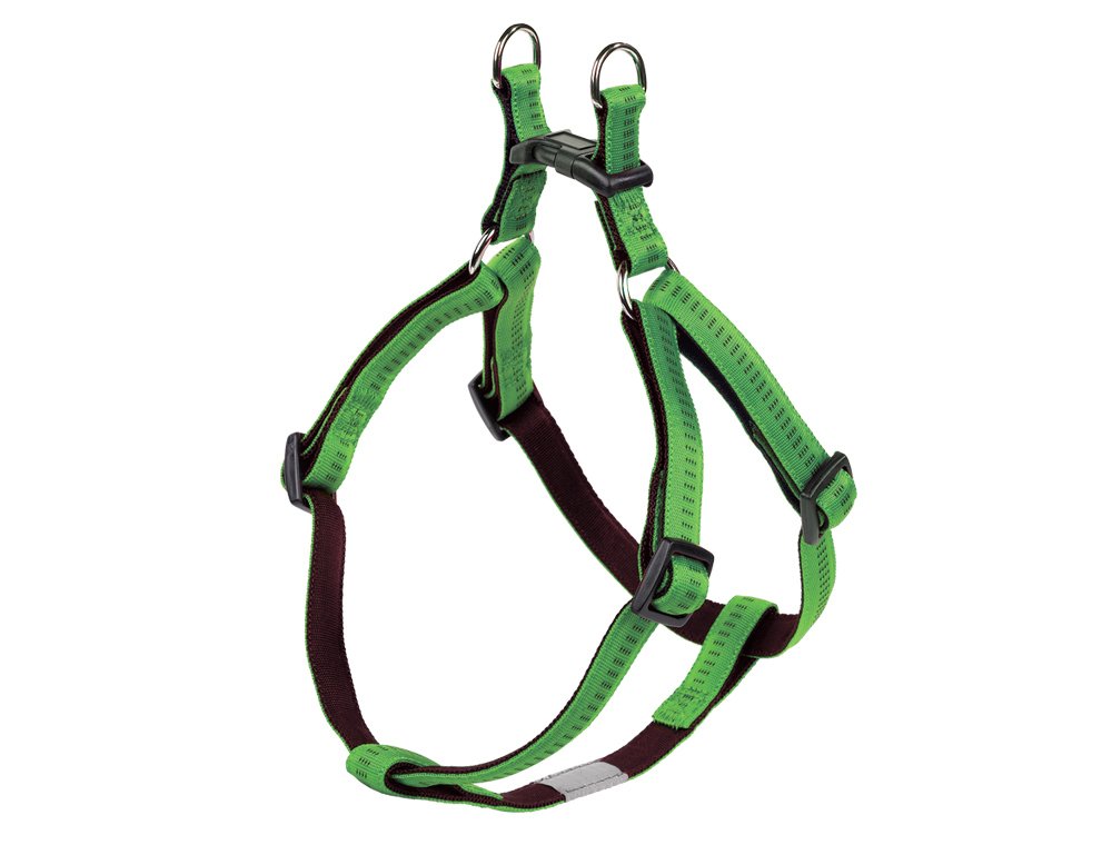 Nobby Soft Grip Dog Harness, 30-40 cm/10 mm, Light Green/Brown