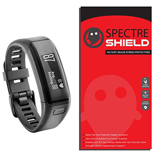 Garmin Vivosmart HR Screen Protector [6-PACK], Spectre Shield Full Coverage  Screen HD Clear Film Anti-Bubble [Lifetime Replacements]