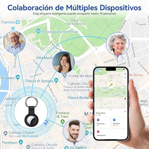 GPS Coche Localizador, 2026 Nuevo Magnetismo Localizadores GPS Sin Tarjeta SIM ni Suscripción para Android y iOS, Invisibilidad Tracker Rastreador Oculto para Coches/Motocicleta/Bicicleta (Negro)
