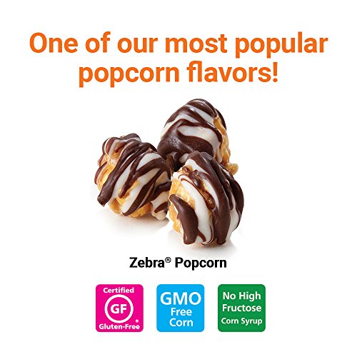 Popcornopolis Gourmet Zebra Popcorn, 11 Ounce Bags, Pack of 6 Pricepulse