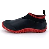 SYLPHID Men's Garden Shoes Women's Rain Shoe Waterproof Neoprene Camp Booties for Camping, Lawn Care, Gardening and Yard Work