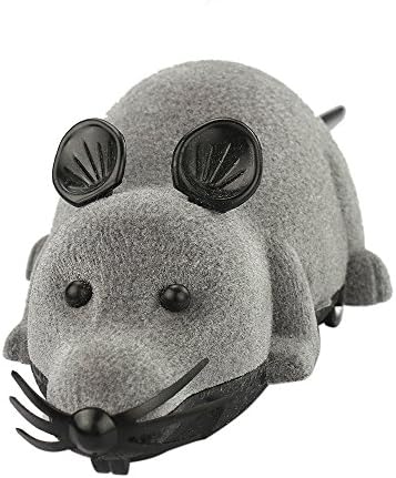 YoYoflyer Realistic Quick Move Remote Control Rat Mice Toy for Pet Cat Dog Playing Trick on April Fool