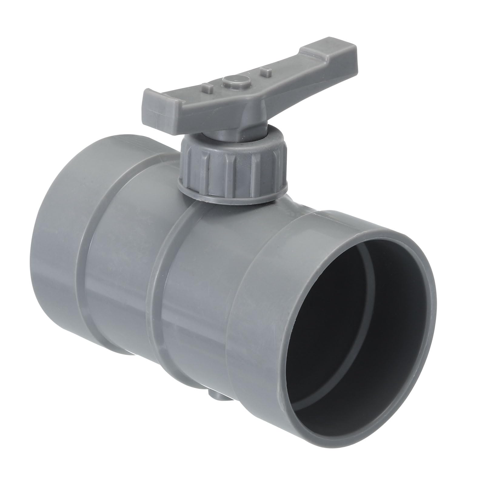 PATIKIL 2.5" HVAC Duct Manual Volume Damper, PP Adjustment Flame Retardant Airflow Backdraft Damper Control for HVAC Air Balancing System, Dark Grey