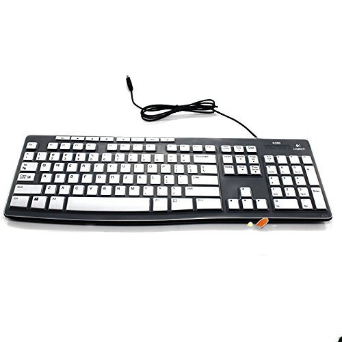 Leze - Ultra Thin Silicone Laptop Keyboard Cover Skin Protector for Logitech MK200 MK270 MK260 K200 K260 K270 Keyboard - Semi White - Thumbnail 2