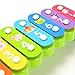 ThinkMax Rainbow 8-Note Xylophone for Kids - With Clear Sounding Keys, Two Child-Safe Bee Mallets and One Flower Best Holiday/Birthday DIY Gift Idea for your Mini Musicians