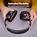 TaoTronics Active Noise Cancelling Headphones [2019 Upgrade] Bluetooth Headphones Over Ear Headphones Hi-Fi Sound Deep Bass, Quick Charge(Renewed)