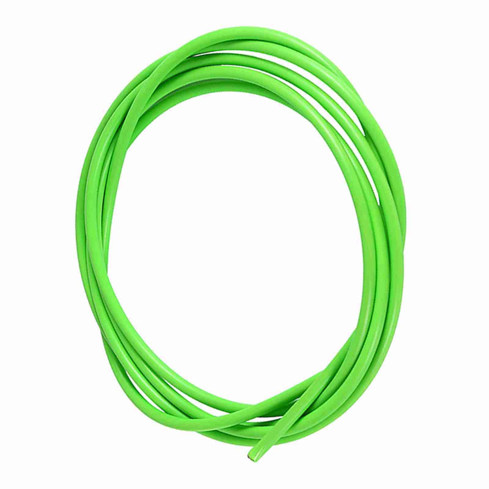 Bike Shift Cable, 2m Brake Lever Cable Housing Hose, Professional Bicycle Shift Wire Accessories for Mountain Road Bicycle(4mm-Green) — image 1
